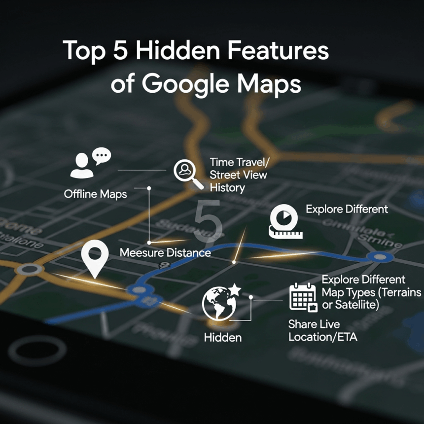 The Top 5 Hidden Features of Google Maps
