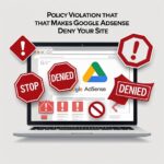 Policy Violation That Makes Google AdSense To Deny Your Site