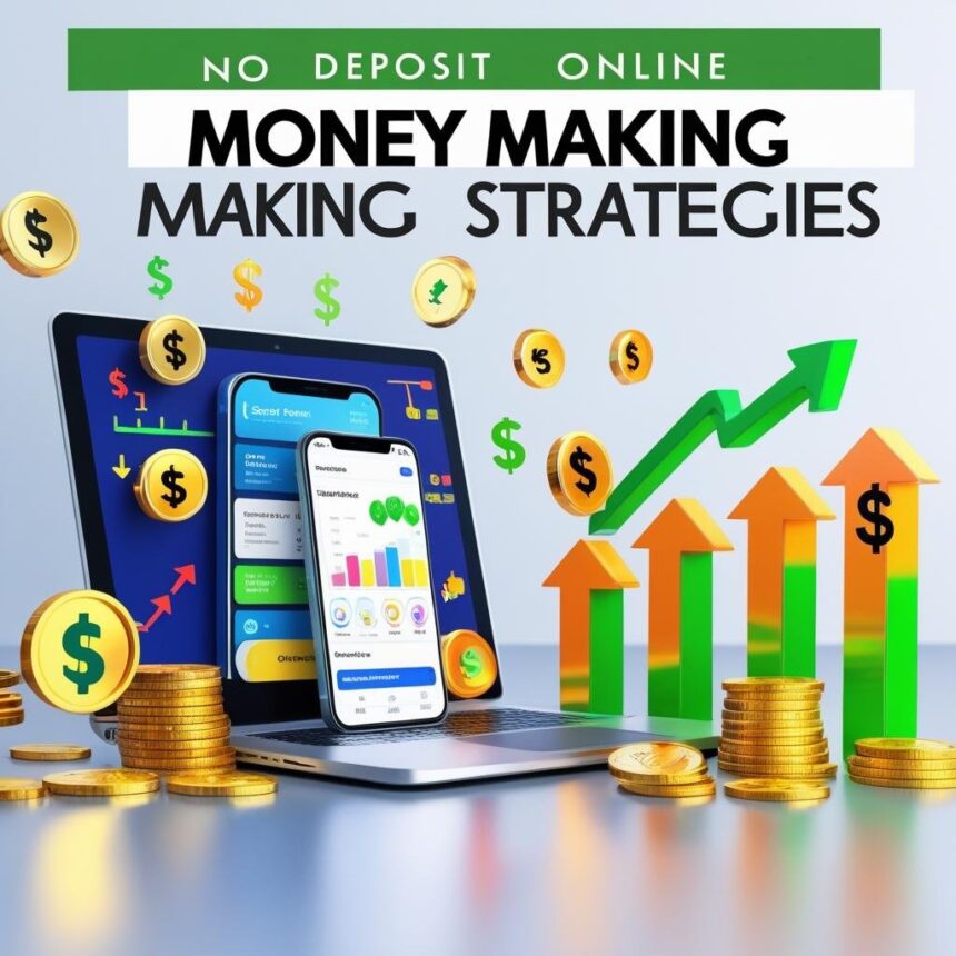 No Deposit Online Money Making Strategies