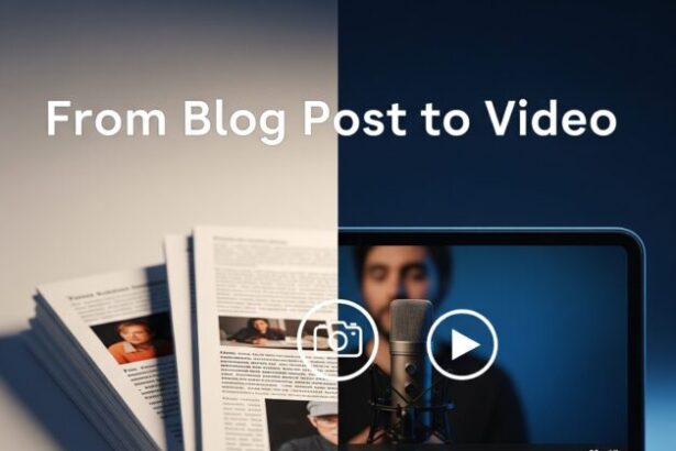 From Blog Post to Video