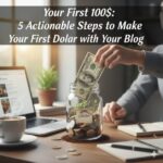 Your First 100$: 5 Actionable Steps to Make Your First Dollar with Your Blog