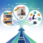 How to combine display ads, sponsored content, and freelance services to create a stable income