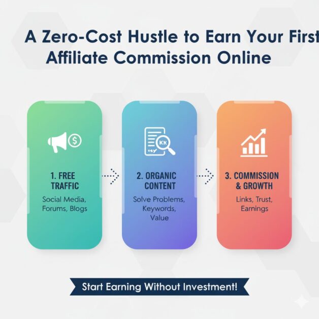 A Zero-Cost Hustle to Earn Your First Affiliate Commission Online